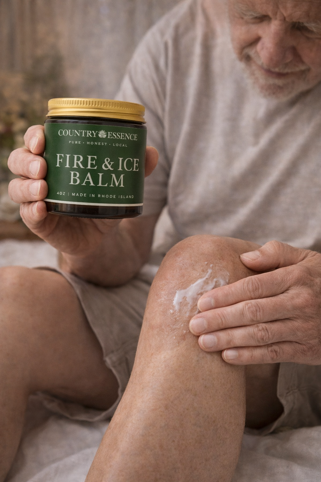 Fire & Ice - Organic Healing Icy Hot - Natural Pain Relief Balm | Cayenne, Menthol, Arnica & Frankincense