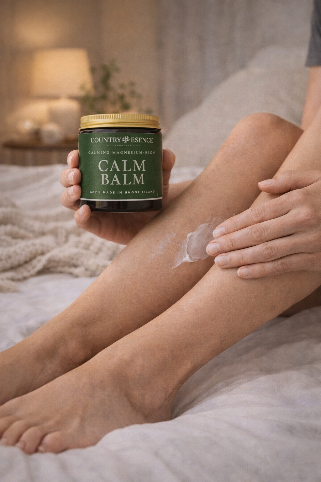 Calm Balm - Natural Sleep Aid Muscle Relaxing Magnesium Moisturizer | Lavender, Chamomile & Cedarwood